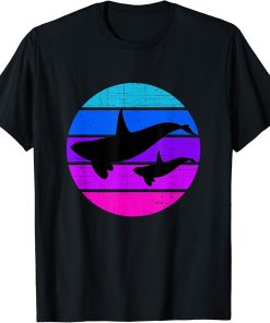 Retro Orca Family Swim T-Shirt