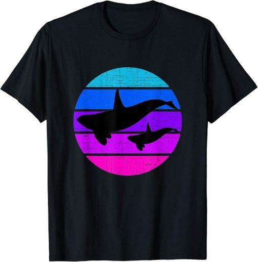 Retro Orca Family Swim T-Shirt